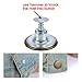 Shappy 50 Sets Metal Jeans Buttons Denim Replacement Buttons Tack Snap Buttons with Rivets and Storage Box for Jackets Jeans, Bronze and Silver