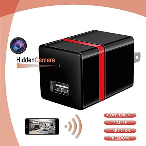 Mini Camera Spy Camera Wireless Hidden Camera Wifi - HD 1080P Motion Detection Phone Charger Adapter Tiny Nanny Cam Wireless Wifi-Support 128 GB