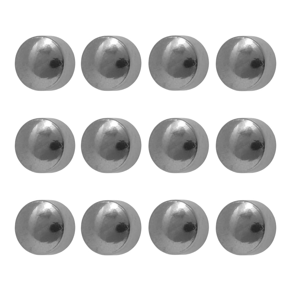 12 Pairs Studex Mini 2mm Traditional Plain Ball Stainless Steel Bezel Setting Ear Piercing Stud Earrings