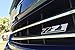 (1) Black Z-71 Front Badge Emblem w/ Grille Mount Insert Bracket For Chevrolet Avalanche Silverado Colorado Tahoe Suburban, etc