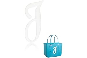 Yonuni Letter Charms for Bogg Bag Accessories,Cute Alphabet Lettering Accessories Charms Compatible with Bogg Bag Original All Models and Simple Southern Totes,Rubber Beach Bag Accessories