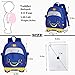 Zoo Small Bee Toddler Backpack with Leash Kids Kindergarten Chest Strap Knapsack