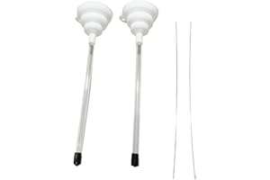 Lilihuimaoyi Set of 2 Beading Funnels and Pins for Crafting Jewelry, Funnel and Pin Only