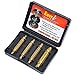 Damaged Screw Extractor Set by Aisxle,Easily Remove Stripped Gold Oxide Edition Stripped Screw Removers (Glod)