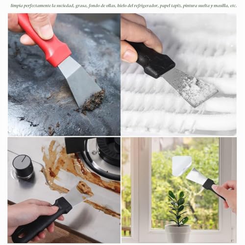 DuDuZui Set of 11 Crevice Cleaning Brushes, 6 Colorful Gap Cleaning Brushes, 3 Brass/Stainless Steel/Nylon Wire Brushes, 2 Scraper Tools