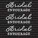 Jubilee Wedding Pack 11 Pc Bride Iron on Rhinestone Crystal T-shirt Transfers By Jubilee Rhinestones
