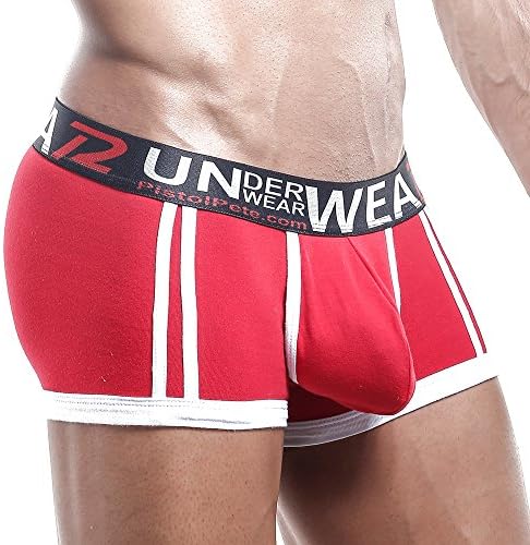 Pistol Pete PPG003 Boxer Trunk Red Mens Underwear