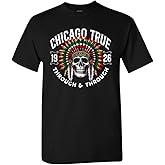 City True Men's Skull T-Shirt for Hockey Fans