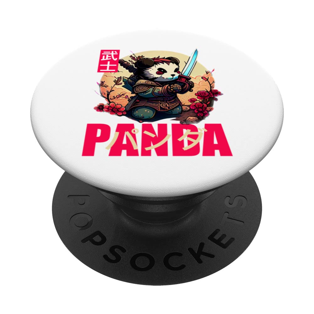Add Samurai Panda to Japan Art. PopSockets Swappable PopGrip