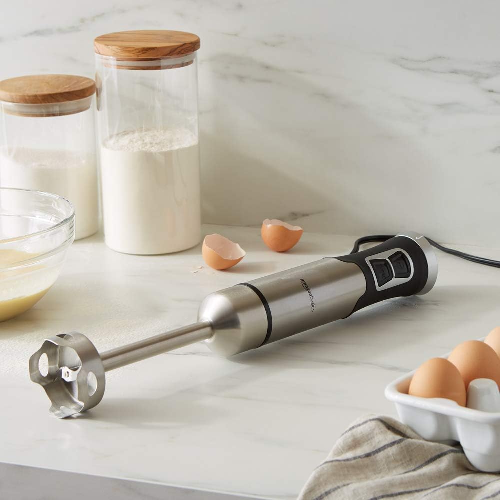 Basics 500 Watt Multi-Speed Immersion Hand Blender: Kitchen & Dining