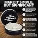 The London Grooming Company Men's Hair Clay - Firm Matte Styling with All-Day Hold | Easy Rinse-Out Formula | 3.4 Fl Oz (100ml)
