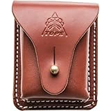 Tops TPSHLLBP01 Leather Bushcraft Pouch, Brown