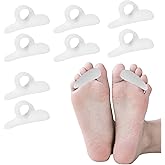 4Pairs Gel Hammer Toe Crest Cushions, Corrector Crests Relieve Foot Pain, Pressure, Discomfort, One Loop Design Hammertoe Gel Support Pads, Flexible Silicone Comfort