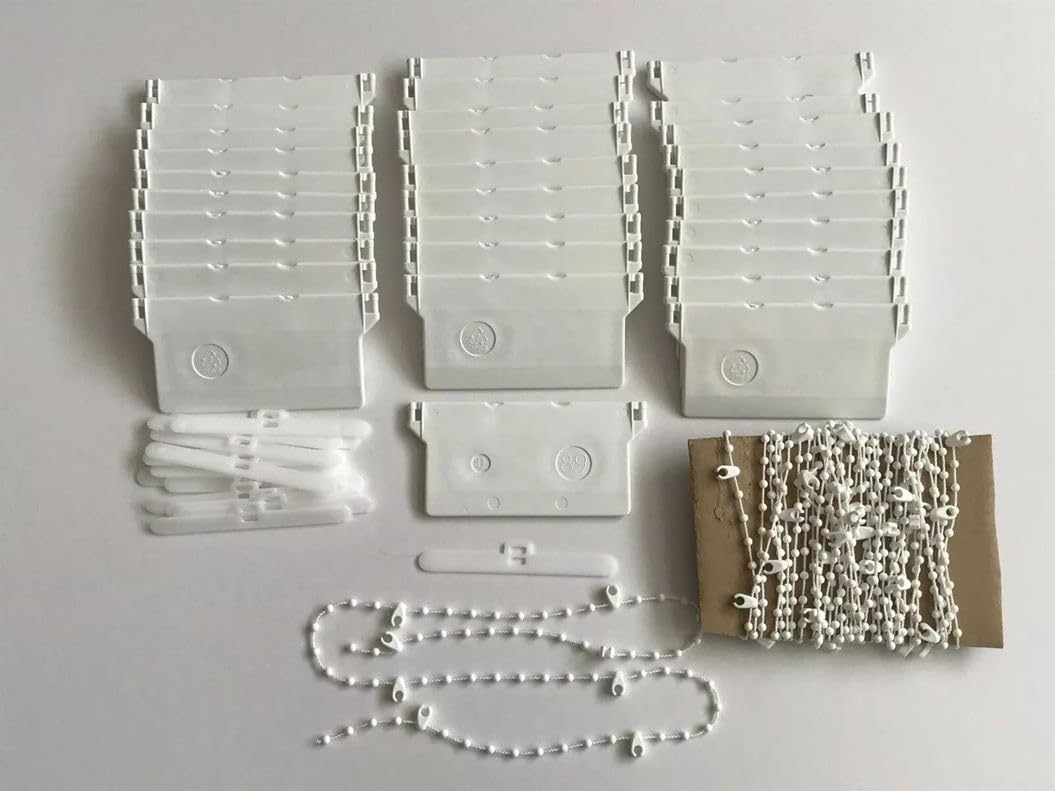 VERTICAL BLIND BOTTOM WEIGHTS AND CHAINS REPAIR KIT SPARE PARTS - 89 MM WIDE (10 KIT)
