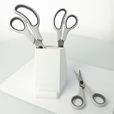 Westcott Easy Grip Scissors Set of 3 Grey Durable Stainless Steel Blades view 6