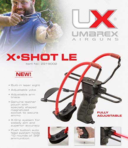 Umarex X Shot Slingshot Wrist Rocket X Shot Le Black Red One Size Pricepulse