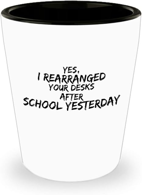 Ideas de regalo para profesor, regalo para profesores, para profesores, vaso de chupito para profesores, regalo divertido para profesor: Amazon.es: Hogar