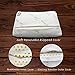 Anatural Latex Pillow, 100% Natural Latex Pillow Breathable Organic Foam Double Zipper Removable Bamboo Cover, Relieve Neck Shoulder Pain, Medium Firm Pillow for Side Back Sleeper (Standard Bread)