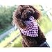 Blaoicni Dog Bandanas Pet Scarf Cute Plaid Triangle Scarf for Puppy Cat Kitten and Other Animals(6 Pack)