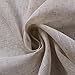 Home Brilliant Super Soft Linen Curtains Semi Sheer Window Treatment for Patio, 54 x 84 inch Long, Set of 2