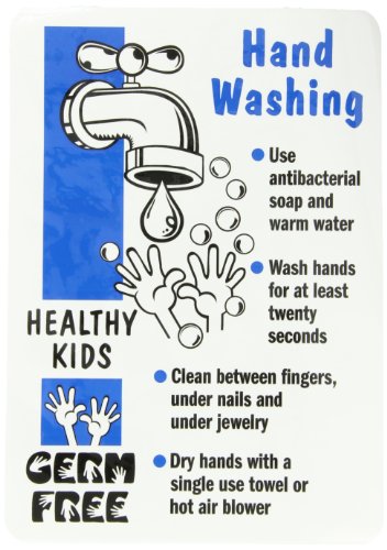 Buy "Hand Washing Instructions" Label By SmartSign | 7" x 10" Laminated ...
