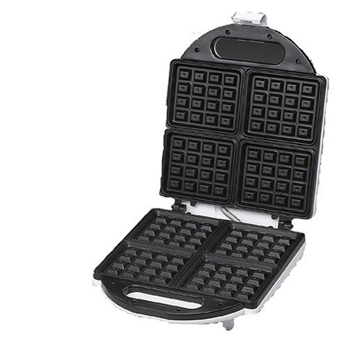 Click Here to See More Images Farberware FSWM400 4-Slice Belgian Waffle Maker