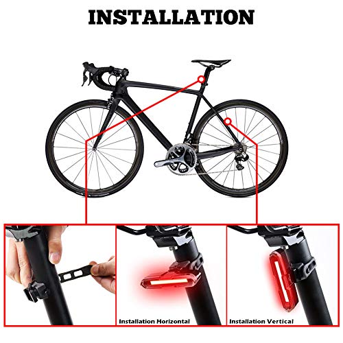 image for DON PEREGRINO B1 110 Lumens High Brightness Red Rear Bike Light, Power