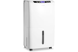 Waykar 2000 Sq. Ft. 2025 Energy Star Dehumidifier for Home and Basements, with Auto or Manual Drainage, 0.66 Gallon Water Tank Capacity