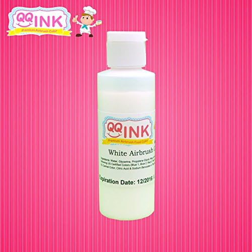 QQink - 4.5 oz White Airbrush Food Color