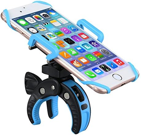 Motorcycle Phone Mount, Bicycle Phone Holder, ENFICH 360 Degree Rotatable and Multiple Protection Handlebar Holder for iPhone 7 / 7 Plus, Samsung Galaxy S7 Edge / S8, Android Phones and More