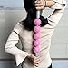 LILUOE Fascia and Cellulite Blaster Remover Muscle Roller with 5 Balls Fat Blaster Stick (Pink)