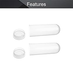 Othmro 100m 30pcs Plastic Lab Centrifuge Tubes, 38
