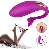 Mini Wearable Vibrator with Remote Control,G-Spot and Clitoris Stimulator Bullet Egg for Women Masturbation Dildo-Rechargeable Waterproof Invisible Wearable Vibrator Sex Toys for Adults (Wearable)