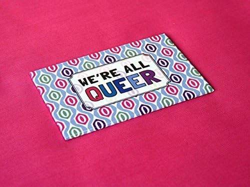 Handmade Queer pride colorful magnet