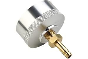 Extended Run Fuel Tank Cap for Honda EU2000i EU20i EU1000i EU10i Generator Aluminum Alloy with 1/4 NPT Port and Brass Hose Co