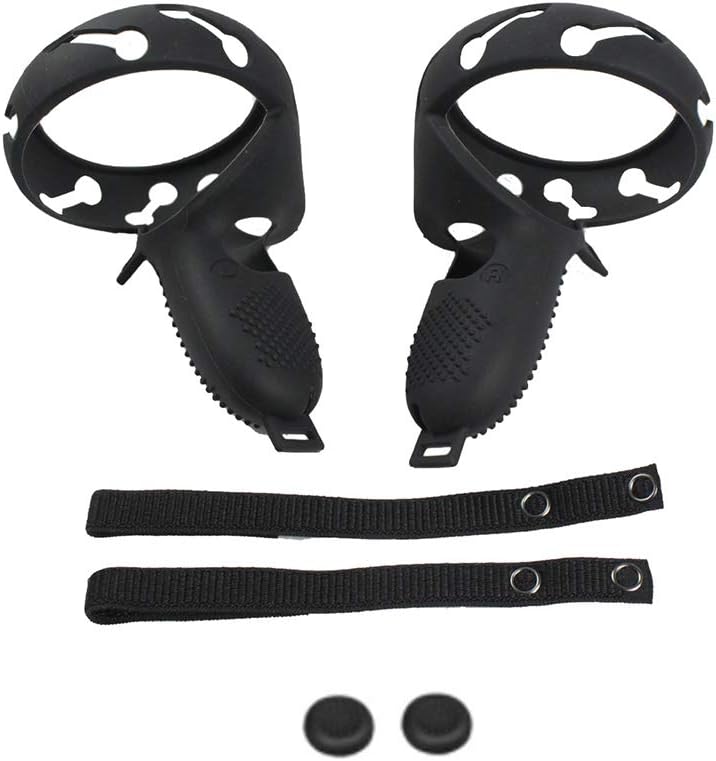 Karriter Silicone Grip Cover for Quest 2 VR Controller Handle Adjustable Hand