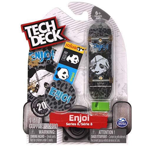 Series 8 Thrashed Panda Cheetah Print Fingerboard