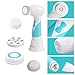 Facial Brush,Waterproof Facial Cleansing Spin Brush Set Body and Face Scrubber Microdermabrasion Exfoliator Brush for Deep Pore Cleansing,Removes Blackheads,Dark Spots and Acne Scars