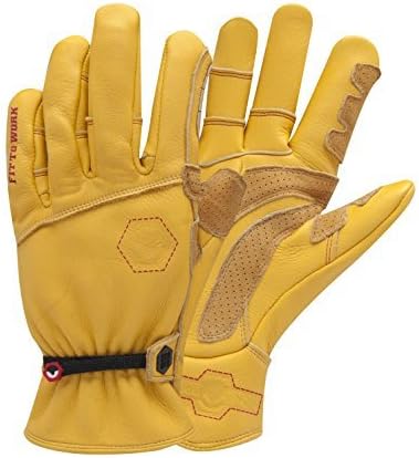StoneBreaker Gloves Horseman Extra Large Work Glove, X-Large, Yellow