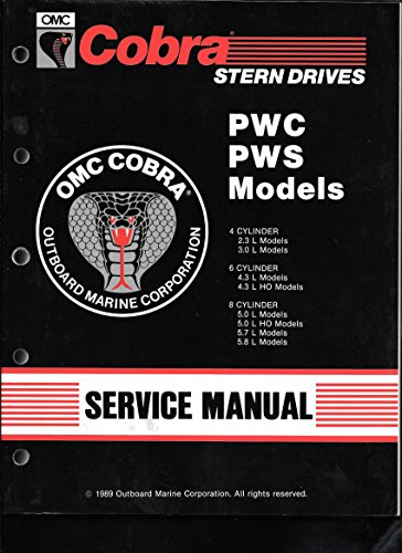 1990 OMC Cobra Stern Drives Service Manual 507878