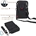 Sinbomay Crossbody Cell Phone Bags w/RFID Blocking-Casual Water Resistant Nylon Fanny Pack/Waist Phone Purse Pouch Crossbody Wallet Phone Bag Mini Shoulder Arm Bag Cell Phone Purse (Black color)