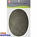 Large Garment Suede Sew-On Elbow Patches 4.75 in x 6.5 in 2/Pkg - Charcoal