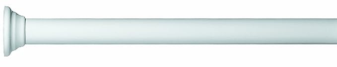 Spirella Teleskop Duschstange Duschvorhangstange, Teleskopstange Magic Verstellbereich 75-125 cm, Ø21mm, Edelstahl - zum kleb