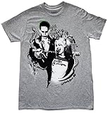 Suicide Squad Harley Quinn Wink Joker Mens Gray T-shirt