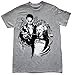 Suicide Squad Harley Quinn Wink Joker Mens Gray T-shirt