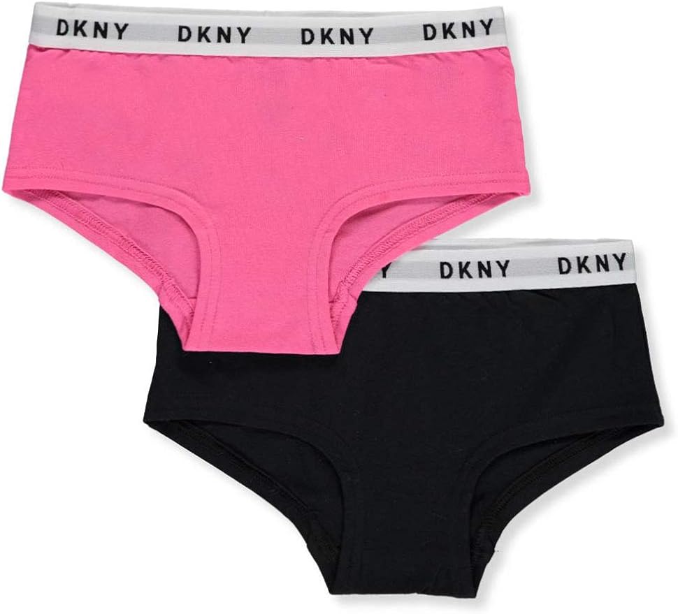 DKNY Big Girls' 2Pack Boy Short Panties (Sizes 7 16