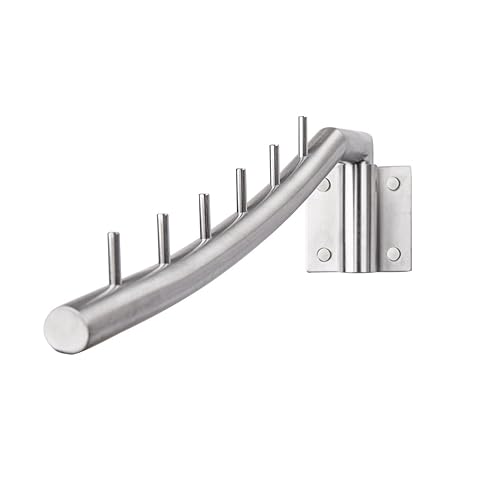 IMEEA Folding Wall Mount Clothes Hanger SUS304 Stainless Steel