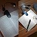 Book Reading Lamp,iForaa 8 Led Gooseneck Clip on Lamp Rechargeable Book Reading / Music Stand Light with 2 Adjustable Arms for Bed Desk Table BBQ Grilling Travel, Flexible Eye Care Dimmable Clip Light