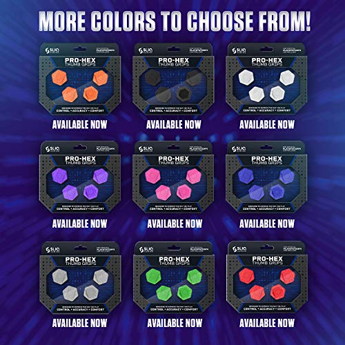 Sliq Gaming PS4 Pro-Hex Thumb Stick Grips - PlayStation 4 - Purple - Thumbnail 6