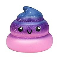 Miklan Slow Rising Toy,Exquisite Fun Galaxy Poo Scented Squishy Toy, Cream Scented Simulation Cute Animals Toys Gift Kids Lovely Stress Relief Toy